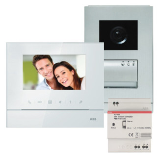 Kit portier vidéo familial Abb avec écran de haut-parleur 4.3 WLK311B