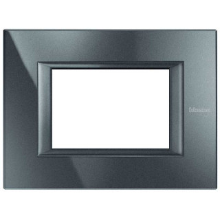 BTICINO AXOLUTE PLACCA 3 MODULI MONOCHROME HA4803HS