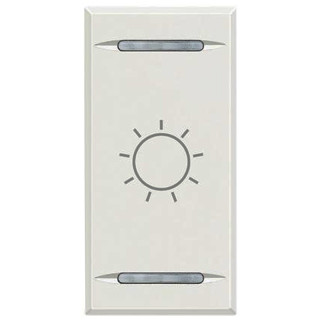 Bticino Axolute switch cover with silkscreen printing of light symbol HD4911BA