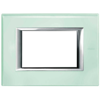 BTICINO PLACA AXOLUTA 3 MÓDULOS HA4803VKA