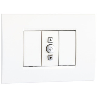 Dimmer da incasso Vemer per serie civili 1 modulo Bianco VE772200