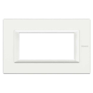 BTICINO PLACA AXOLUTA 4 MÓDULOS MONOCROMO HA4804HD