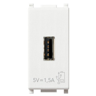 Presa USB Vimar Plana 5V1,5A Bianca 14292