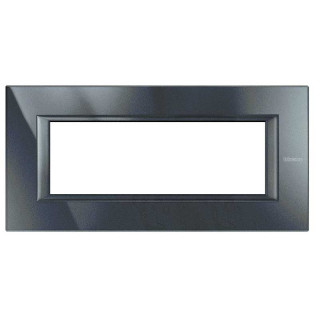 BTICINO AXOLUTE PLACCA 6 MODULI MONOCHROME HA4806HS
