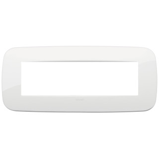 Placca Vimar Arke Round 7 Moduli bianco 19687.84
