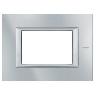 BTICINO AXOLUTE PLATTE 3 MODULE MONOCHROM HA4803HC