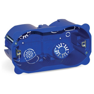 Ave flush mounted Box for thin walls or plasterboard for 4 Modules 254CG