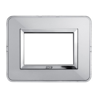 Ave Personal System 44 Plate technopolymer 3 modules aluminum natural 44P03ALS