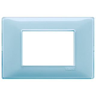 Vimar Plana plate 3 modules colour water 14653.45