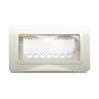 Plaque Selbsttragende Ave system 44, IP55 4 Module, Weiß 44SP04B