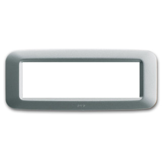 Plate Technopolymer Ave Banquise System 45 6 Modules matt Silver 45PY06AO