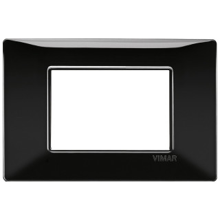 Vimar Plana Plate 3 modules colour black 14653.05