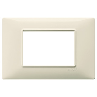 Vimar Plana placa 3 modulos color beige 14653.03