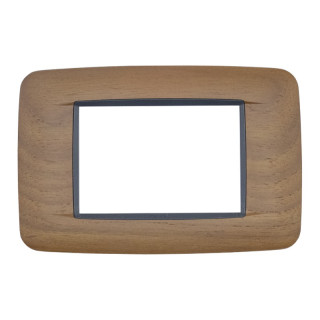 VIMAR EIKON PLACA REDONDA 3 MÓDULOS 20683.34