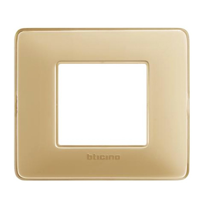 Plaque Bticino Matix 2 modules ivoire AM4802CAV