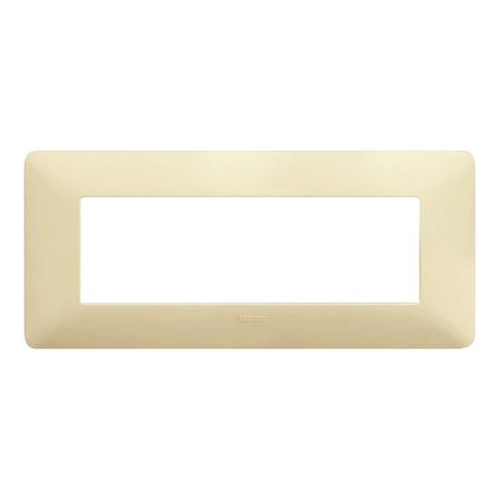 Plaque Bticino Matix 6 modules couleur corde AM4806BCD