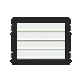 Module 4 Boutons ABB Rectangulaires WLM214X