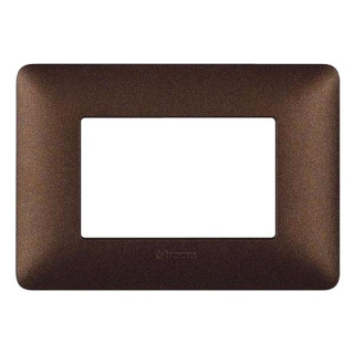 Bticino Matix Cover 3 modules coffee brown AM4803TGG