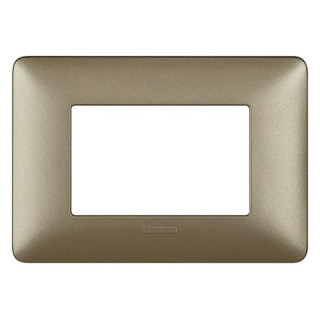 Bticino Matix Abdeckrahmen 3 Module Farbe Titanium AM4803MTA