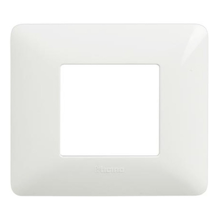 Plaque Bticino Matix 2 modules blanc AM4802BBN