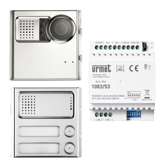 KIT Secondary column Urmet Sinthesi Steel 2VO Video 1783/739