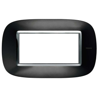 Bticino Axolute Plaque 4 Modules Anthracite HB4804XS