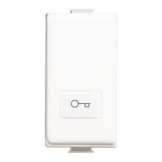 Copritasto Bticino Matix con simbologia chiave bianco AM5921F