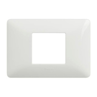 Bticino Matix Plate 2 Modules centered white AM4819BBN