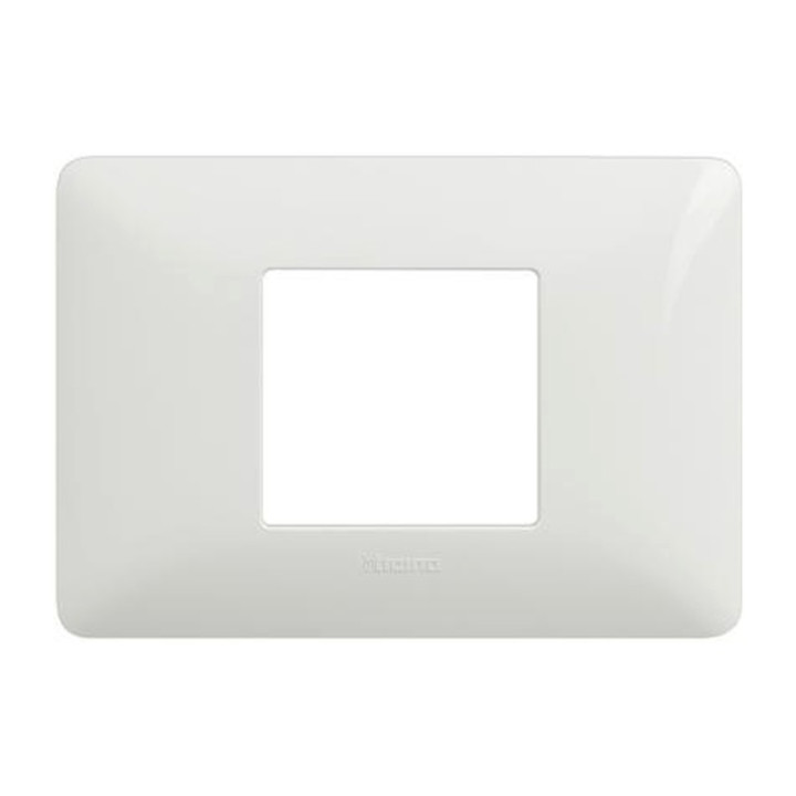 Bticino Matix Plate 2 Modules centered white AM4819BBN