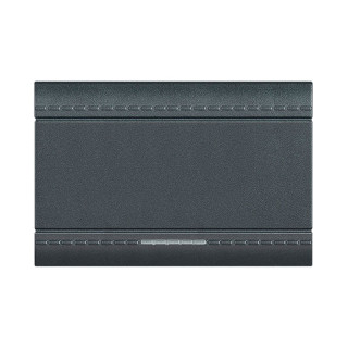 Bticino LivinghLight switch cover illuminable 3 modules L4915M3N