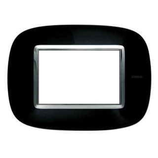 BTICINO AXOLUTE PLACCA 3 MODULI HB4803NR