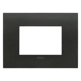 Plate Vimar FIT 3 Modules Graphite Matt 19953.01