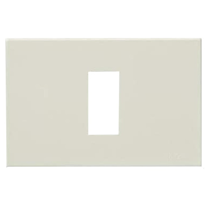 Vimar plate series 8000 1 Module Ivory for rectangular boxes 08635.A