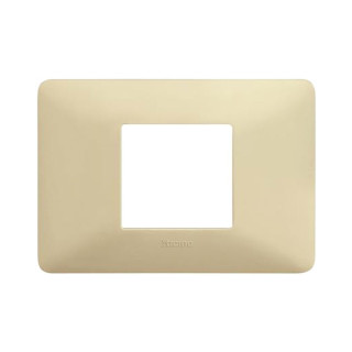 Placca Bticino Matix 2 Moduli Centrali Colore Corda AM4819BCD