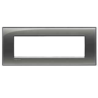 Bticino Livinglight plaque 7 modules carrée LNA4807KF