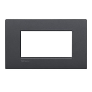 Bticino Livinglight Abdeckrahmen AIR 4 Module anthrazitgrau LNC4804AR