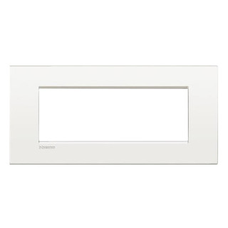 Bticino Livinglight plate AIR 7 modules pure white LNC4807BN