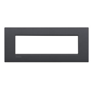 Bticino Livinglight plate AIR 7 modules anthracite grey LNC4807AR