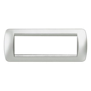 BTICINO LIVING INTERNATIONAL PLACCA 7 MODULI L4807TE