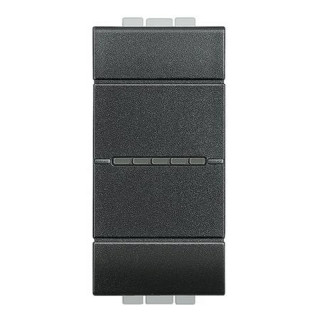 Bticino LivingLight Deviatore Assiale 16A 1P Antracite L4053N