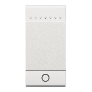 Tapa de interruptor completa con lente iluminable Bticino N4915AN