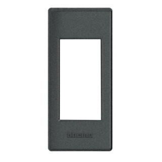 Bticino plate for installation on profiles 1P anthracite LND4811AR