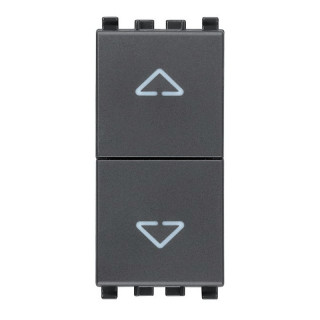 Bouton double verrouillé Vimar Eikon Next gris 20062