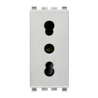 Vimar Eikon next two-pin socket 10/16A 20203.N