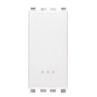 Déviateur Vimar Eikon blanc 1P 16A éclairable 20005.B