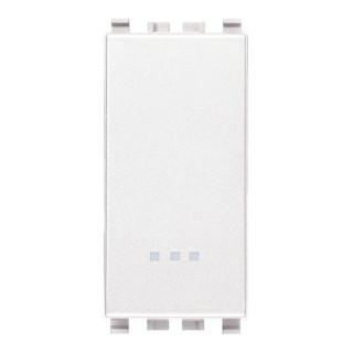 Inversor Vimar Eikon blanco 1P 16A iluminable 20013.