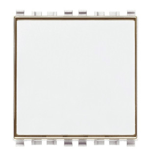 Bouton nominatif Vimar Eikon blanc 1P NO 10A éclairable 20050.