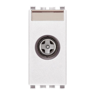 Vimar Eikon Tv and Sat socket direct white 20300.01.B