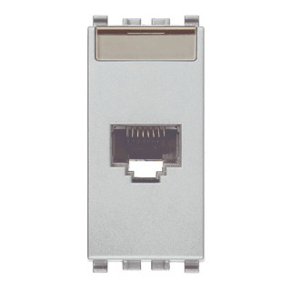 Prise RJ45 Vimar Net Safe Cuivre couleur gris 20339.11.N