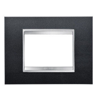 Gewiss Chorus plate LUX 3P slate GW16203VA